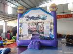 Outdoor Cars Inflatable Bouncy Castle Professional Safety Purple Bounce House