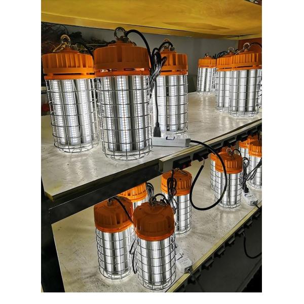 100W LED Temporary Work Light with 360° omnidirectional and uniform lighting output