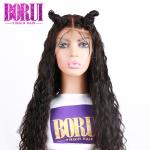 13x6 Peruvian Full Lace Front Wigs Human Hair , Virgin Human Hair Wigs