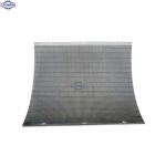 SS 304 0.05MM Slot 0.76*1.5mm wedge wire sieve bend for Sugar Industry Starch