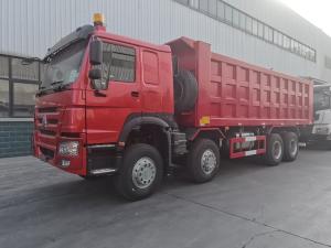 Wholesale Red SINOTRUK HOWO 8X4 Dump Truck 400hp 12 Wheels from china suppliers