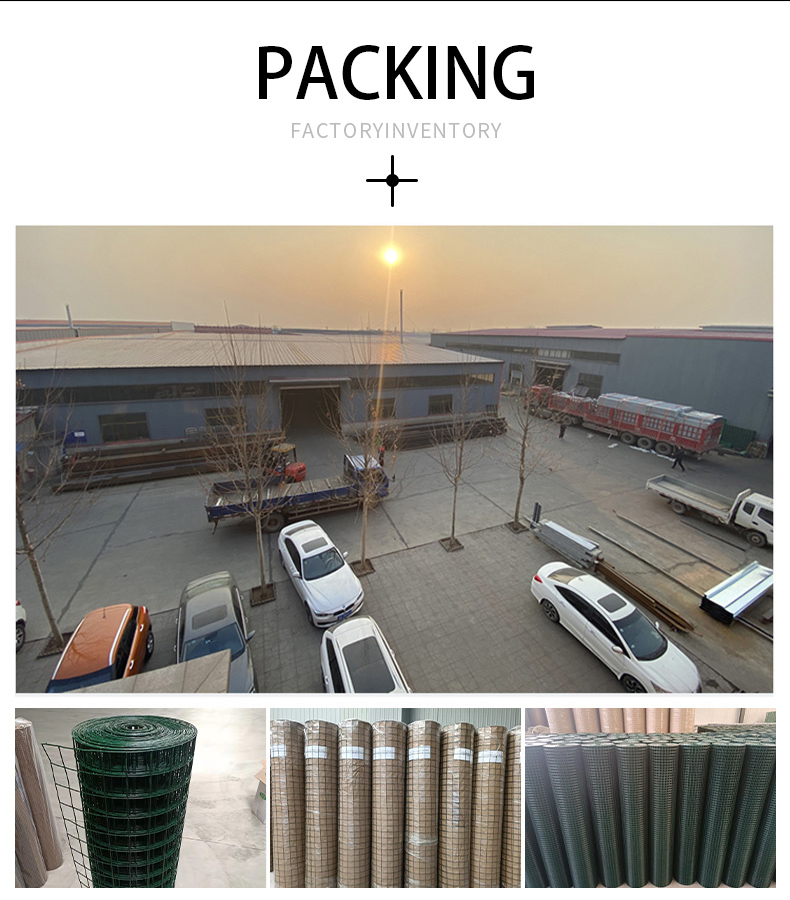 Electric and Hot Dipped Galvanized PVC Welded Wire Mesh for Outdoor Animal Enclosures