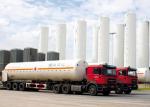 51550L Capacity LNG Tanker Semi Trailer With 3 Axles