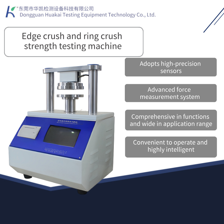 Corrugated Paperboard Ring Crush Tester Intelligent Compression Strength Tester Paperboard Edge Crush Tester