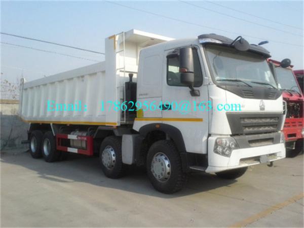 High Speed Commercial Dump Trucks Heavy Duty With German ZF8118 Steering Gear