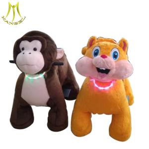 Wholesale Hansel plush four-wheel scooter in mall ride on horse toy pony from china suppliers