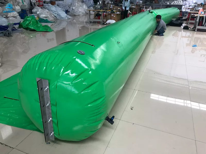 PVC Customizable Inflatable Salvage Tubes Inflatable Buoyancy Bags Strengthen Pipes