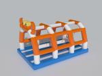Indoor Outdoor Playground Inflatable Games Crab Swing For Children
