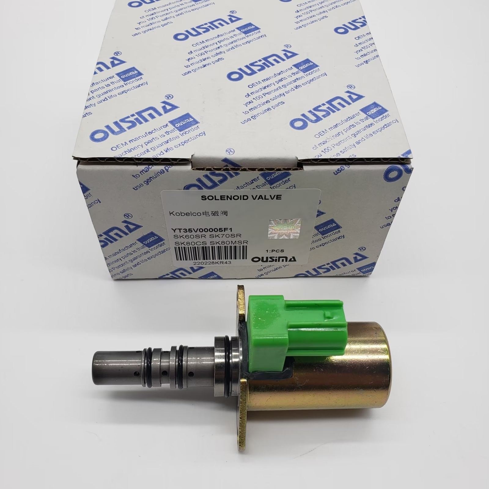 YT35V00005F1 Excavator Solenoid Valve For KOBELCO SK60SR SK75 SK80SR
