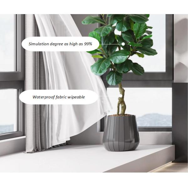 Real Touch Fake Plants And Trees Fiddle Leaf Fig Tree In Pot