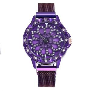 Wholesale Rotating Dial Leather Strap Quartz Watch Personalized Multicolor from china suppliers