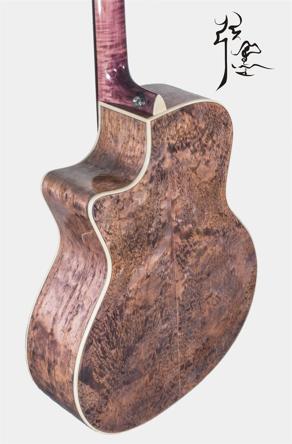 41 inch Solid Spruce wood Acoustic Guitar 2019 Drottingholm 3 colors Burst Maple Guitar,Free shipping