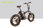 500W 20 Inch Fat Tire Folding Electric Bike 32km/H