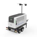 Outdoor 2kW Portable Light Tower Generator 180KW Charging Station Mobile Light
