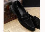 Luxury Mens Leather Casual Shoes Oxford Mens Blue Brogue Shoes For Party /