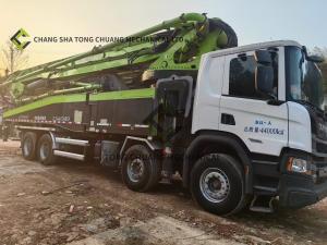 Wholesale 2020 Scania Chassis Zoomlion 4.0 Series ZLJ5440THBSF 63X-7 RZ Used Concrete Pump Truck from china suppliers
