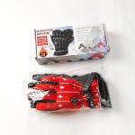 Red Finger Touch Screen Electric Heated Snowboard Gloves Lycra Battery Powered