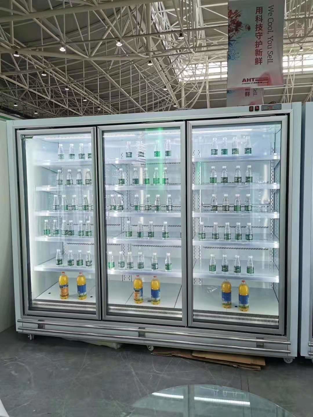 -18~-25 Degree Ice Cream Glass Door Freezer Energy Efficiency 1220L