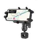 ROHS Metal Motorcycle Mobile Phone Holder Bicycle Smartphone Support Sucker