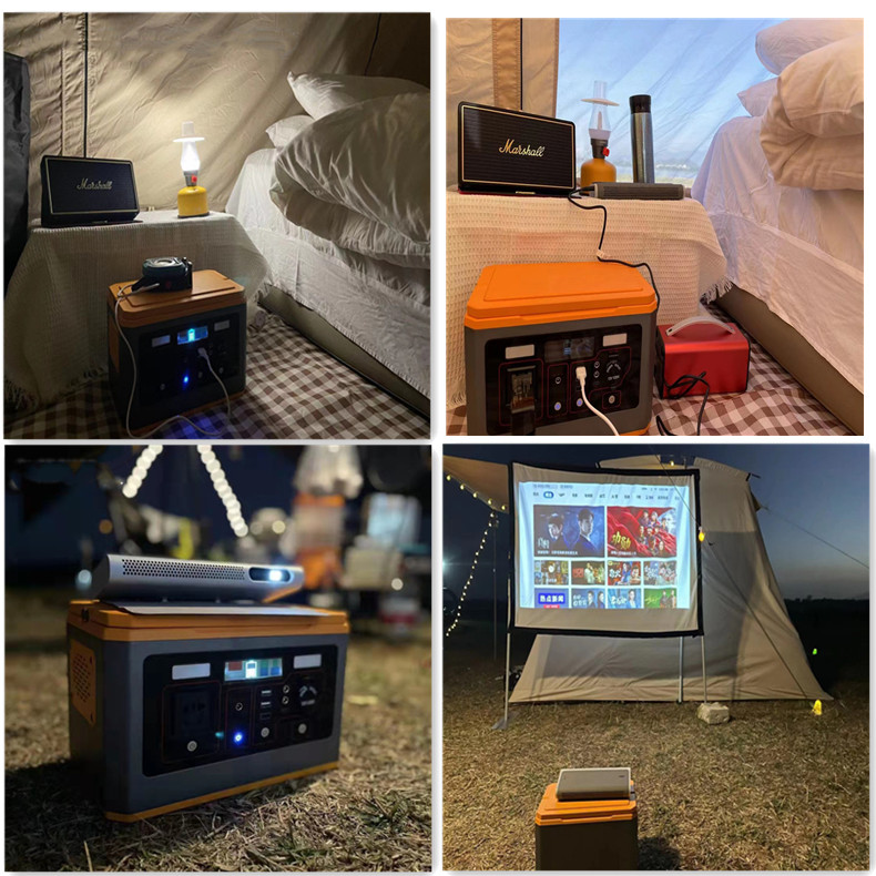 Eu Warehouse Portable Power Station Home Camping Emergency Energy Storage 500w