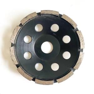 Wholesale High Level 4.5inch Laser Welded 115mm Single Row Diamond Cup Wheel For Concrete , Stone,Hard Building Materials from china suppliers