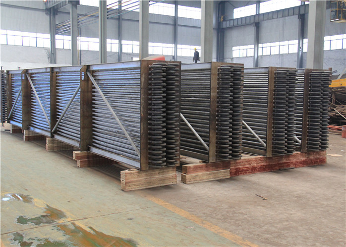 Air Cooled Steel Finned Tube Bundle Heat Exchanger For Boilers , Flue Gas Heat Exchanger