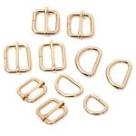 Golden Multipurpose Handbag Rings Hardware D Ring Fadeless Stainless Steel ODM