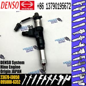 Wholesale 095000-6352 Common Rail Fuel Injector 23670-E0050 HINO J05E from china suppliers