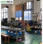 12m pneumatic telescoping mast for antenna 30kg payloads 2.55m closed height