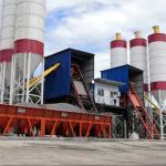 75m3/h Automatic Concrete Batching Plant with China
