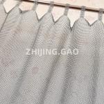 Chainmail Rings Tab Top Wire Mesh Curtains Stainless Steel
