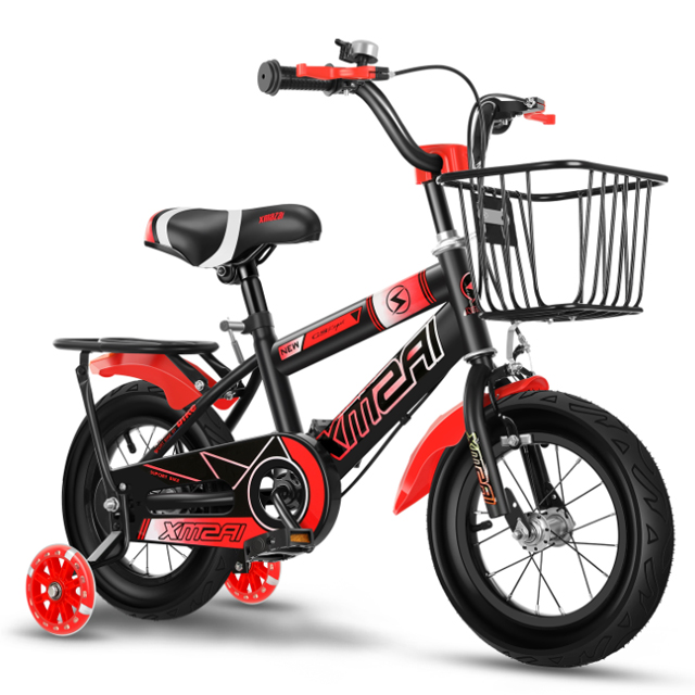12" Bicycle Carbon Steel Frame Thickened Sponge Seat Handlebar Spray Separate Packaging