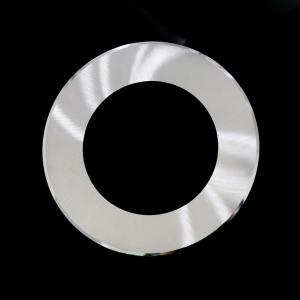 Wholesale Cigarette Processing Carbide Slitter Blades Double Cutting Edge 80x50x0.3mm from china suppliers