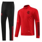 Red Club Sport Tracksuit Set Polyester Football World Cup Tracksuit