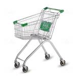 Metal Shopping Trolley Cart For Supermarkets And Stores