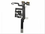 Black Mobile Phone Iphone 4S Repair Parts Hand Free Earphone Flex Cable
