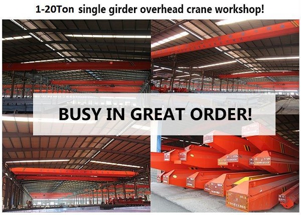 Yuantai LDA5-20A3D+Y Electric hoist Single Girder Overhead Crane