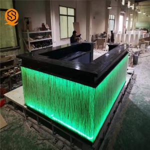 Wholesale U Shape Led Light Bar Counter Solid Surface OEM ODM Available from china suppliers