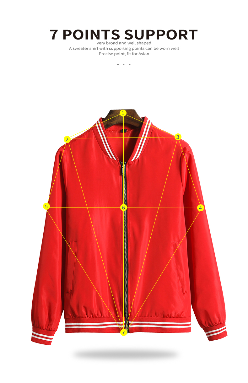 Wholesale high quality baseball jacket quickdry custom windbreaker varsity jacket man waterproof plus size jackets