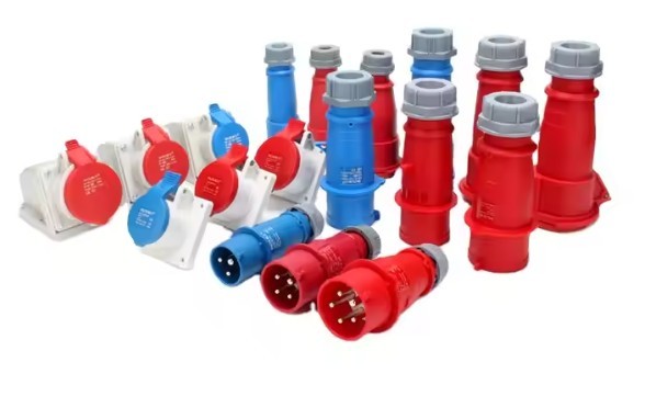 5X63 63A 5P Industrial Watertight Plugs And Sockets 5 Pin IP67 16A 32A Standard Industrial Plugs