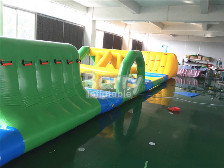 Heat Welding Inflatable Water Toys Giant Kids Floating Inflatable Water Obstacle Course