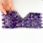 Purple jade stone Eye Mask Crystal Eye Mask