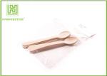Food Grade Eco Friendly Cutlery Mini Wooden Spoons For Dinner Soup
