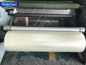 China Clear Bopp Pressue Sensitive Acrylic Adhesive Tape Jumbo Rolls 1280mm*4000m on sale