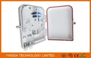 Wholesale 1x8 PLC Splitter Box Wall Mount Drop Cable Box, 16 Ports With Glands SC Adapter Panel IP65 from china suppliers