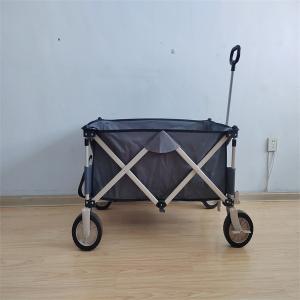 Wholesale All Terrain Wheel Collapsible Trolley Cart Stainless Steel Utility Fold Up Beach Trolley from china suppliers