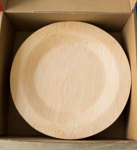 Wholesale Natural Reusable Bamboo Wooden Plates Biodegradable 7&quot; 9&quot; 10&quot; For Cake Bread from china suppliers