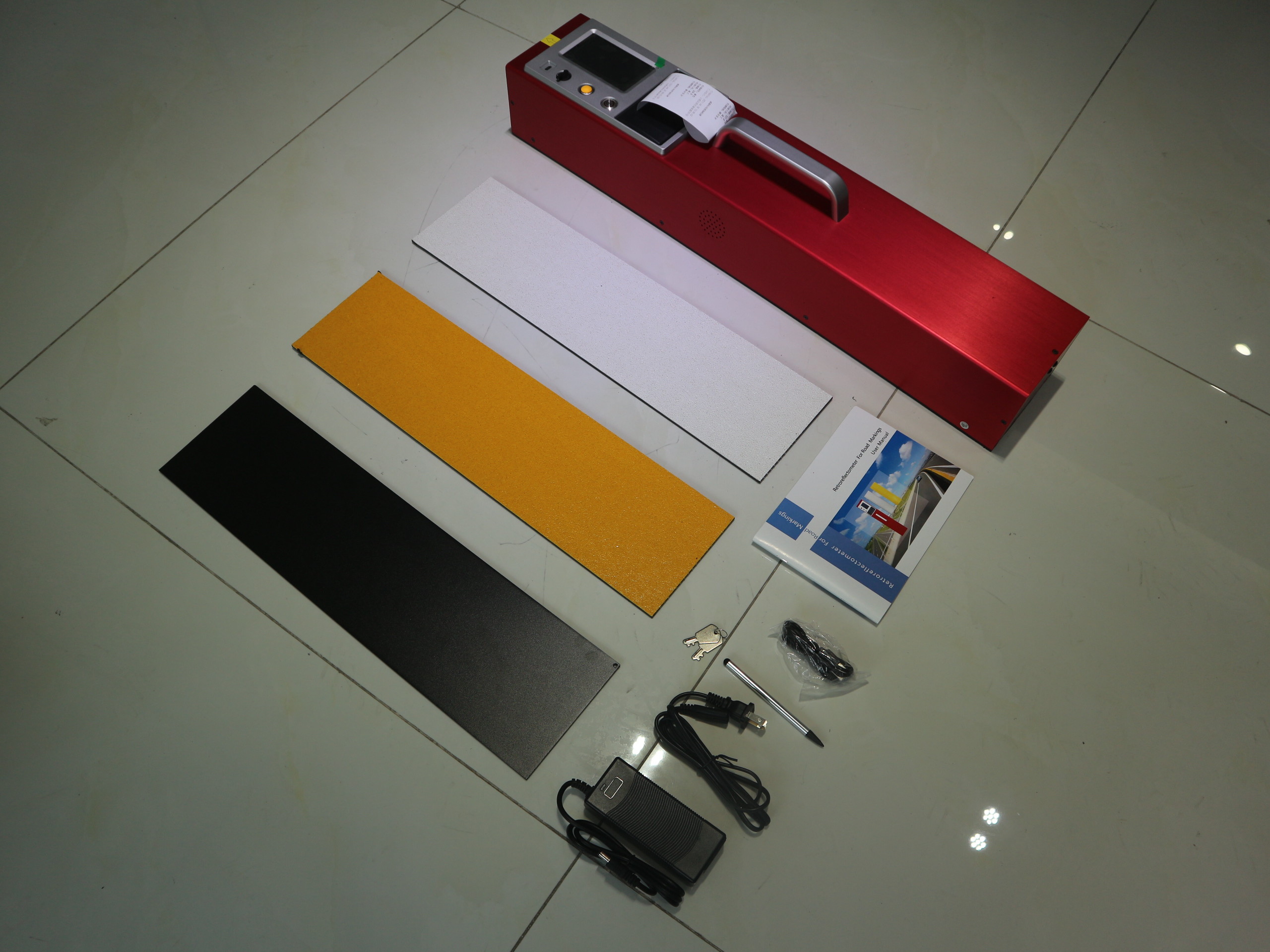 Portable Red Calibration Portable Retroreflectometer 1 Year Warranty