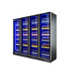 Wholesale Commercial Vertical Beer Bottle Display Cooler With 4 Glass Door from china suppliers