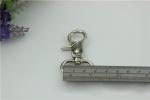 Hot sale factory price bag accessory nickel color 32 & 38 mm metal oval bolt